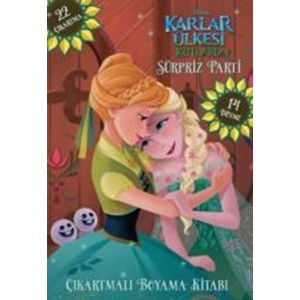 Disney Karlar Ülkesi Dövmeli ve Çıkartmalı Boyama Kitabı Sürpriz Parti