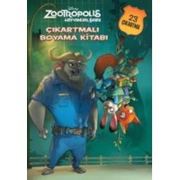 Disney Zootropolis Hayvanlar Çıkartmalı Boyama Kitabı