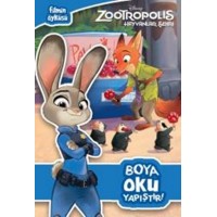 Disney Zootropolis Hayvanlar Şehri Boya Oku Yapıştır