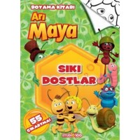 Arı Maya Sıkı Dostlar Boyama Kitabı