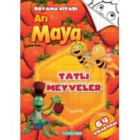 Arı Maya Tatlı Meyveler Boyama Kitabı