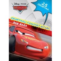 Disney Arabalar Çıkartmalı Faaliyet Kitabı Bas Gaza