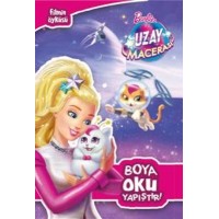 Barbie Uzay Macerası Boya Oku Yapıştır