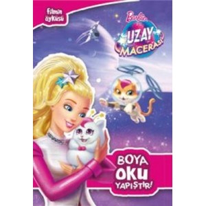 Barbie Uzay Macerası Boya Oku Yapıştır