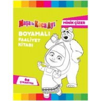 Maşa İle Koca Ayı Minik Çizer Boyamalı Faaliyet