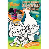 Troller Haydi Eğlen 3 Boyutlu Maske Kitabı