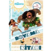 Disney Moana Çıkartmalı Boyama Kitabı