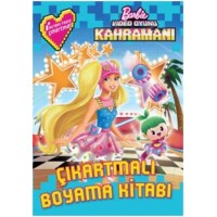 Barbie Video Oyunu Kahramanı Çıkartmalı Boyama Kitabı
