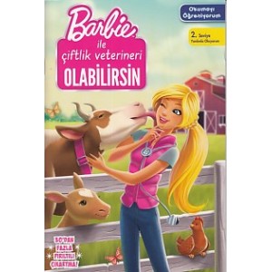 Okumayı Öğreniyorum 2. Seviye Barbie ile Çiftlik Veterineri Olabilirsin
