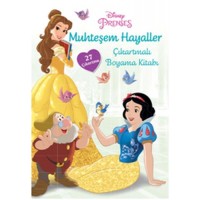 Disney Prenses Muhteşem Hayaller Çıkartmalı Boyama Kitabı