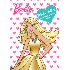 Barbie Moda Yıldızı Çıkartmalı Boyama Kitabı