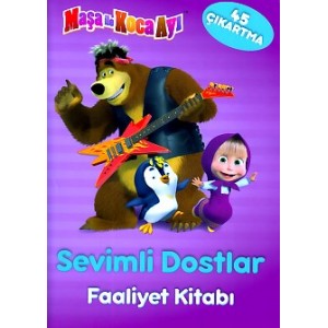 Maşa ile Koca Ayı Sevimli Dostlar Faaliyet Kitabı