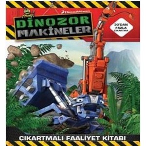 Dinazor Makineler Çıkartmalı Faaliyet Kitabı