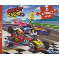 Disney Mickey Mouse ve Çılgın Yarışçılar Yapboz Kitabı