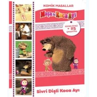 Maşa Komik Masallar Sivri Dişli Koca Ayı