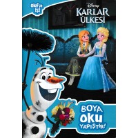 Disney Karlar Ülkesi Olaf'ın İşi Boya Oku Yapıştır