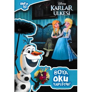 Disney Karlar Ülkesi Olaf'ın İşi Boya Oku Yapıştır
