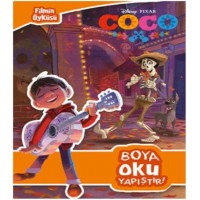 Disney Coco Filmin Öyküsü Boya Oku Yapıştır