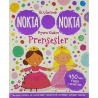 İlk Çıkartmalı Nokta Nokta Boyama Kitabım Prensesler