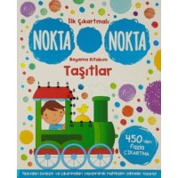 İlk Çıkartmalı Nokta Nokta Boyama Kitabım Taşıtlar