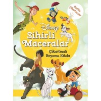 Disney Sihirli Maceralar Çıkartmalı Boyama Kitabı