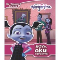 Disney Vampirina Bir Vampirin Portresi Boya Oku Yapıştır