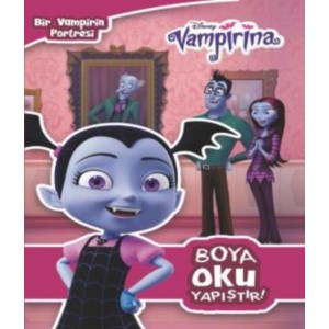 Disney Vampirina Bir Vampirin Portresi Boya Oku Yapıştır