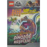 Lego Jurassic World Dinozor Keşifleri Çıkartmalı Faaliyet ve Bulmaca Kitabı