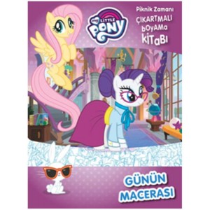 Mlp Günün Macerası Piknik Zamanı Çıkartmalı Boyama Kitabı