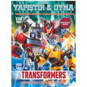 Transformers Yapıştır Oyna Çıkartmalı Faaliyet Kitabı