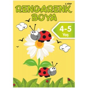 Rengarenk Boya 4 5 Yaş 3. Kitap