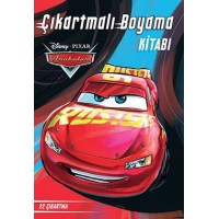 Disney Arabalar Çıkartmalı Boyama
