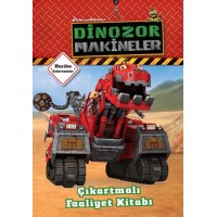 Dinozor Makineler Çıkartmalı Faaliyet Kitabı