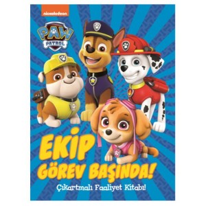Paw Patrol Ekip Görev Başında Çıkartmalı Faaliyet Kitabı