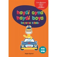 Haydi Oyna Haydi Boya Boyama Kitabı 2 4 5 Yaş