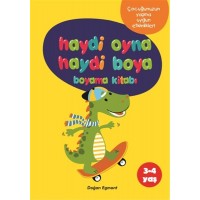 Haydi Oyna Haydi Boya Boyama Kitabı 2 3 4 Yaş