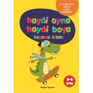 Haydi Oyna Haydi Boya Boyama Kitabı 2 3 4 Yaş