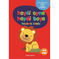 Haydi Oyna Haydi Boya Boyama Kitabı 1 3 4 Yaş