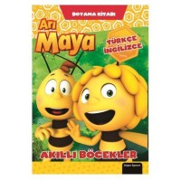 Arı Maya Akıllı Böcekler Boyama Kitabı