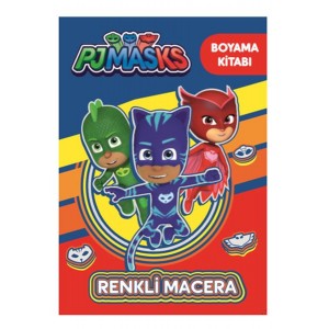 Pjmasks Renkli Macera Boyama Kitabı