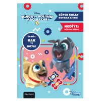 Disney Bingo ve Roli'nin Maceraları Süper Kolay Boyama Kitabı