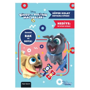 Disney Bingo ve Roli'nin Maceraları Süper Kolay Boyama Kitabı