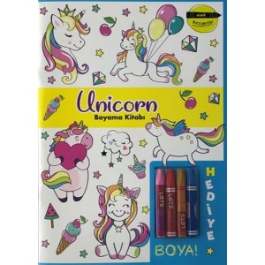 Unicorn Boyama Kitabı Minik Ressamlar