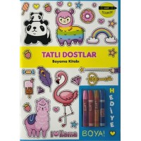 Tatlı Dostlar Boyama Kitabı Minik Ressamlar
