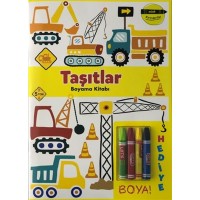 Taşıtlar Boyama Kitabı Minik Ressamlar