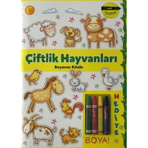 Çiftlik Hayvanları Boyama Kitabı Minik Ressamlar
