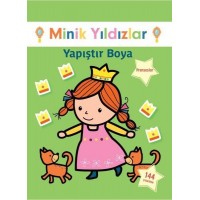 Prensesler Yapıştır Boya Minik Yıldızlar