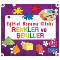 Eğitici Boyama Kitabı Renkler ve Şekiller