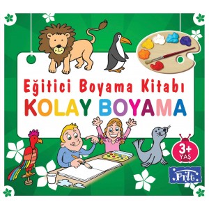 Eğitici Boyama Kitabı Kolay Boyama
