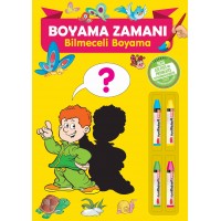 Boyama Zamanı Bilmeceli Boyama